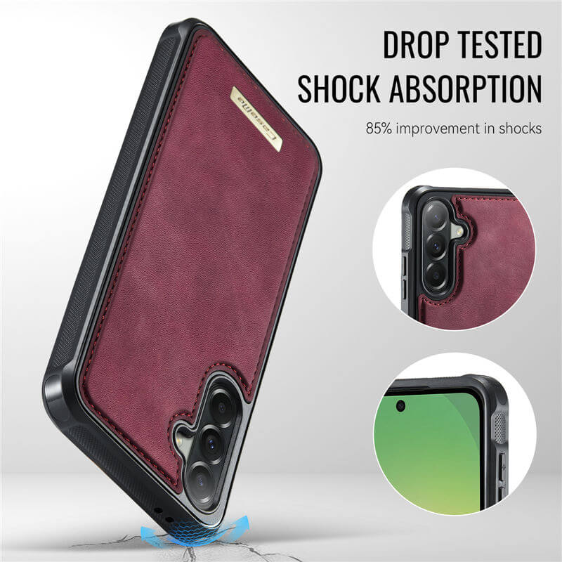 CaseMe Samsung Galaxy A57 2-in-1 Magnetic Wallet Case