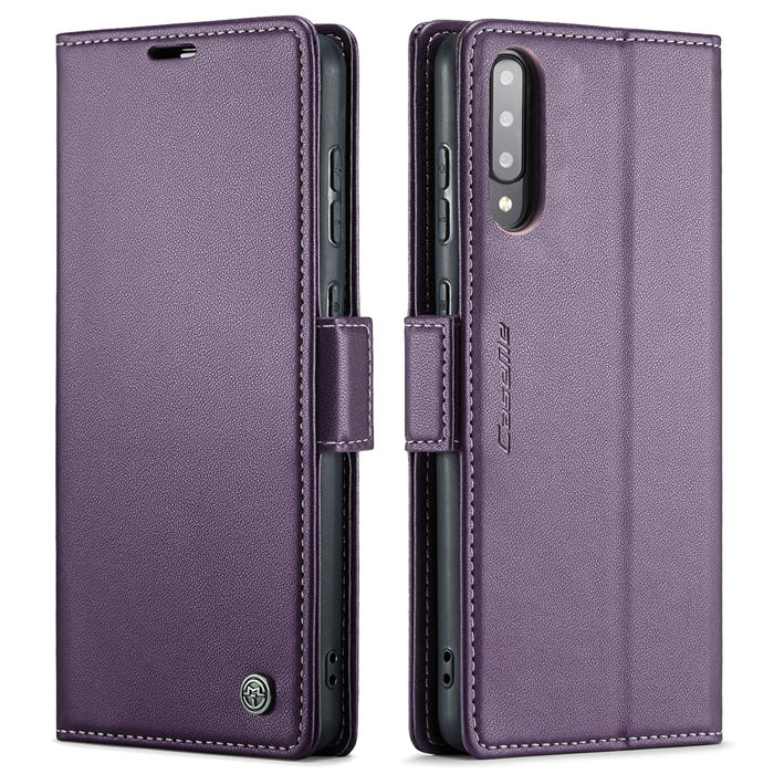CaseMe Samsung Galaxy A70 Wallet RFID Blocking Magnetic Buckle Case