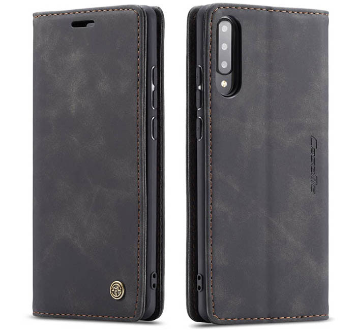 CaseMe Samsung Galaxy A70S Wallet Kickstand Magnetic Flip Leather Case