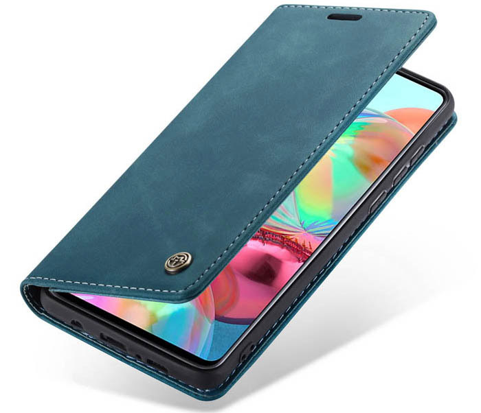 CaseMe Samsung Galaxy A71 4G Wallet Kickstand Magnetic Flip Leather Case