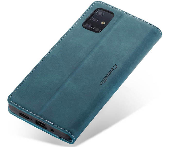 CaseMe Samsung Galaxy A71 4G Wallet Kickstand Magnetic Flip Leather Case