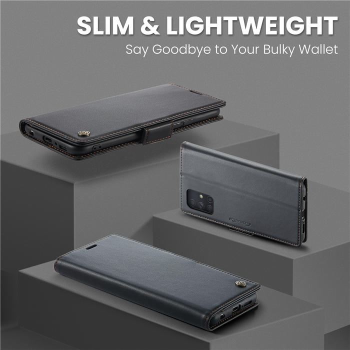CaseMe Samsung Galaxy A71 4G Wallet RFID Blocking Magnetic Buckle Case