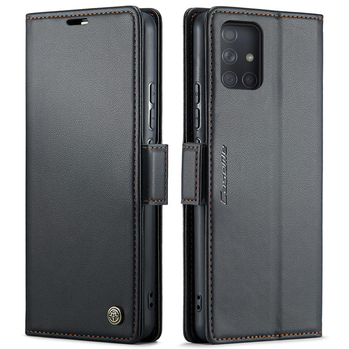 CaseMe Samsung Galaxy A71 4G Wallet RFID Blocking Magnetic Buckle Case