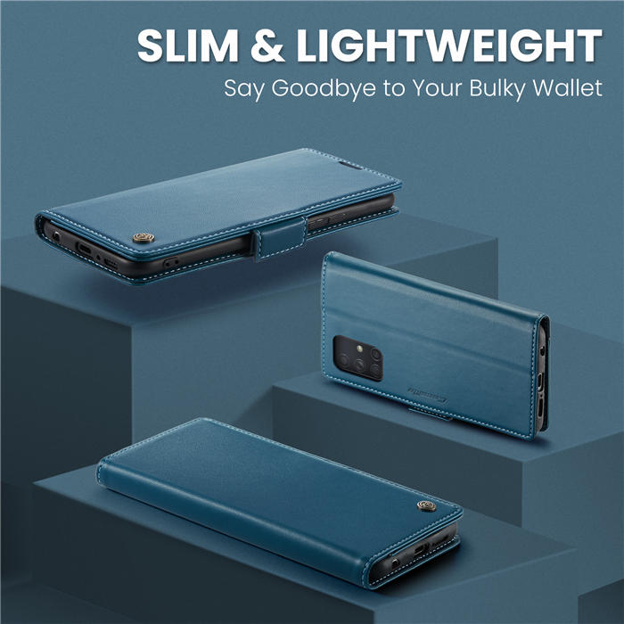 CaseMe Samsung Galaxy A71 4G Wallet RFID Blocking Magnetic Buckle Case