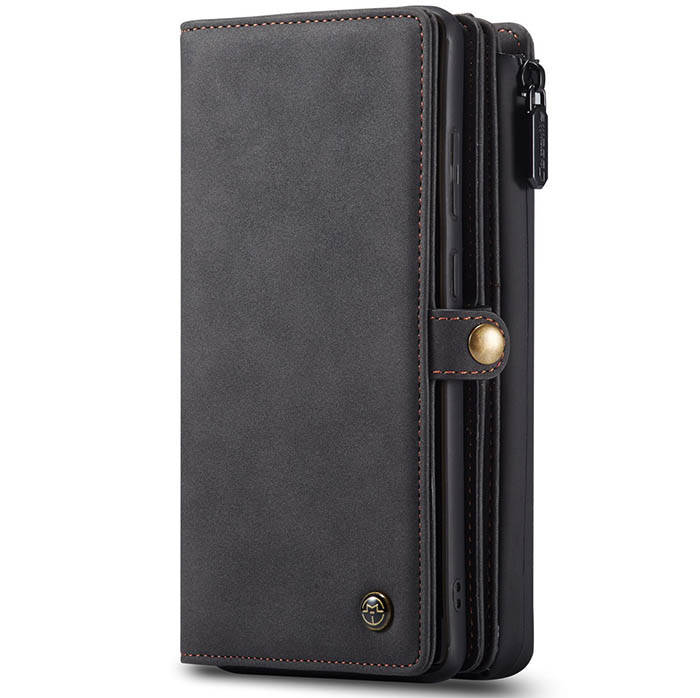 CaseMe Samsung Galaxy A72 5G Multi-Functional Zipper Wallet Magnetic Detachable 2 in 1 Folio Case