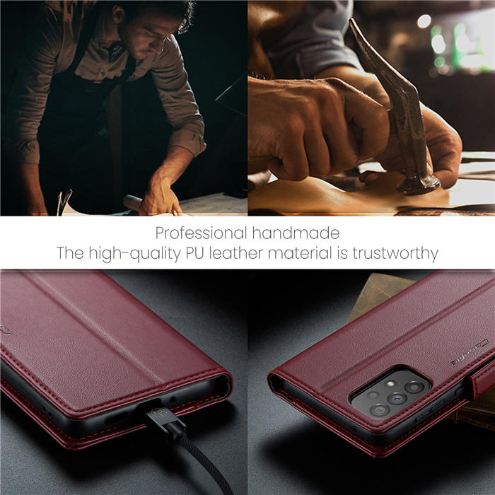 CaseMe Samsung Galaxy A73 5G Wallet RFID Blocking Magnetic Buckle Case