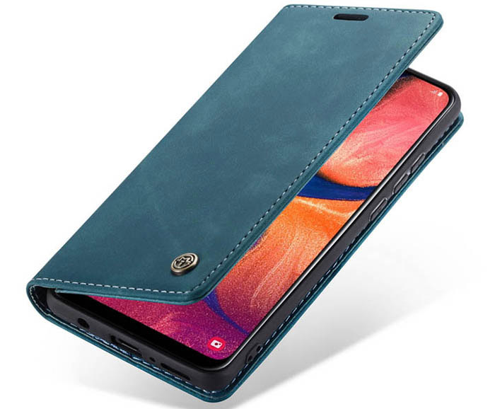 CaseMe Samsung Galaxy A20e Wallet Kickstand Magnetic Flip Leather Case