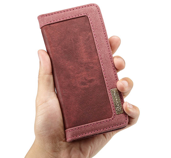 CaseMe Samsung Galaxy Note 9 Canvas Leather Wallet Magnetic Case