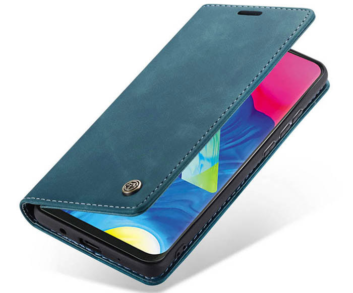 CaseMe Samsung Galaxy M10 Retro Wallet Kickstand Magnetic Flip Leather Case