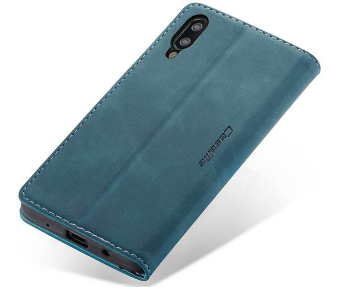 CaseMe Samsung Galaxy M10 Retro Wallet Kickstand Magnetic Flip Leather Case