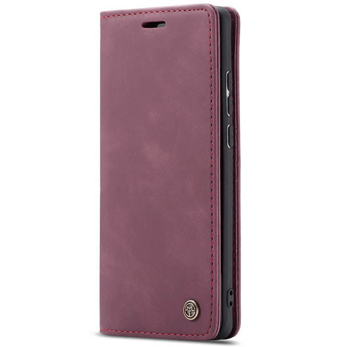 CaseMe Samsung Galaxy M10 Retro Wallet Kickstand Magnetic Flip Leather Case