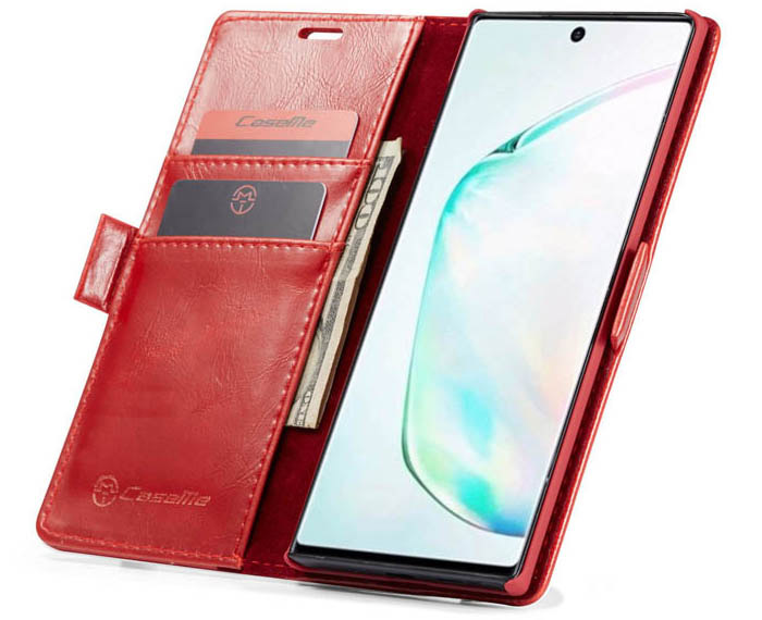CaseMe Samsung Galaxy Note 10 Wallet Magnetic Flip Stand Leather Case