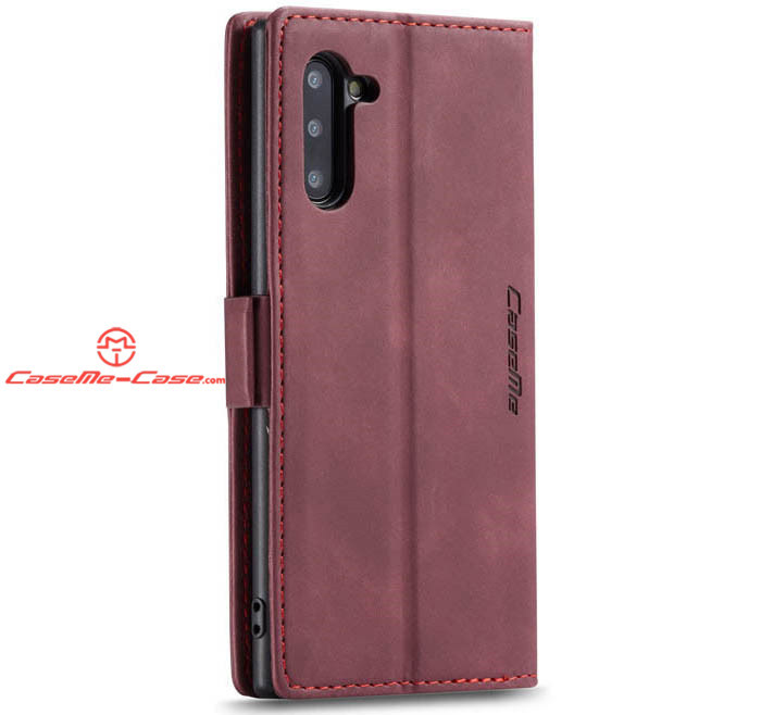 CaseMe Samsung Galaxy Note 10 Wallet Kickstand Magnetic Flip Leather Case