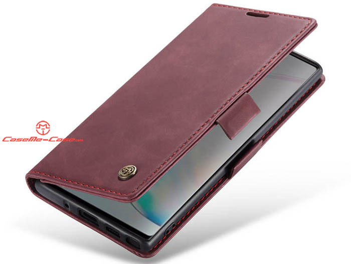 CaseMe Samsung Galaxy Note 10 Wallet Kickstand Magnetic Flip Leather Case