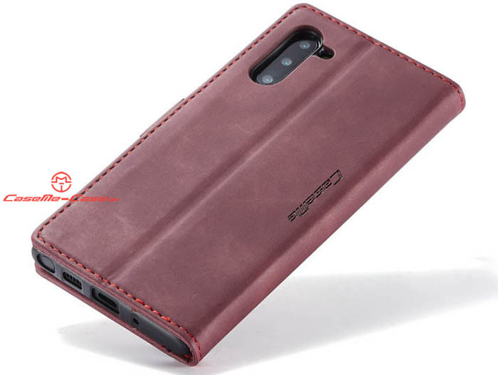 CaseMe Samsung Galaxy Note 10 Wallet Kickstand Magnetic Flip Leather Case