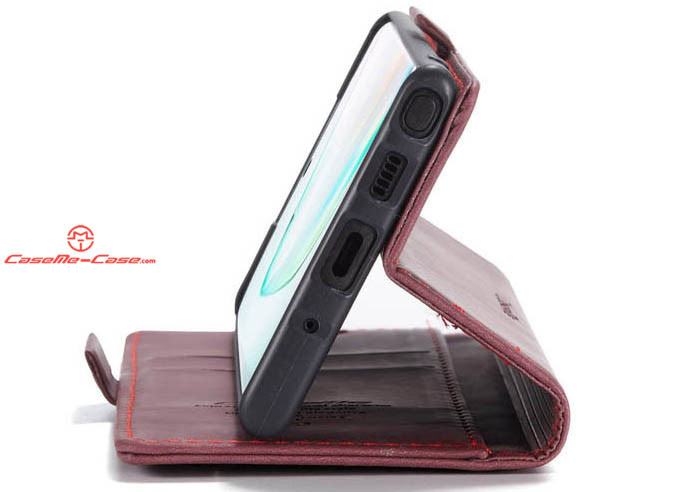 CaseMe Samsung Galaxy Note 10 Wallet Kickstand Magnetic Flip Leather Case