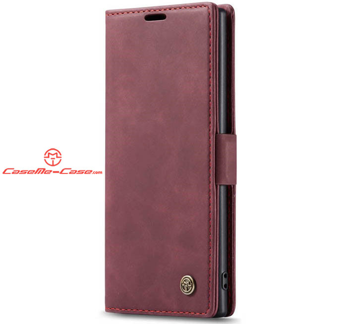 CaseMe Samsung Galaxy Note 10 Wallet Kickstand Magnetic Flip Leather Case