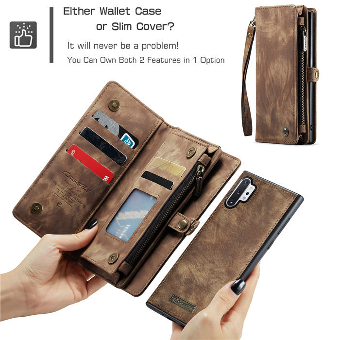 CaseMe Samsung Galaxy Note 10 Plus Wallet Case with Wrist Strap