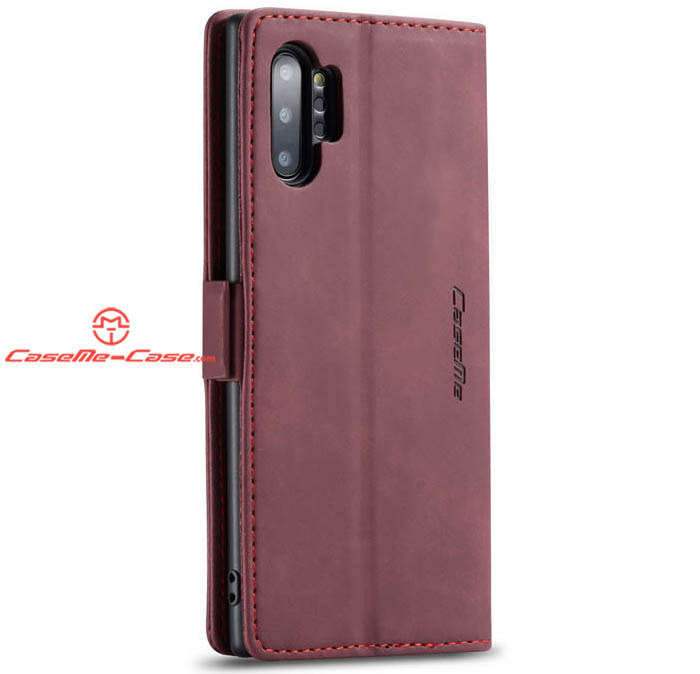 CaseMe Samsung Galaxy Note 10 Plus Wallet Kickstand Magnetic Flip Leather Case