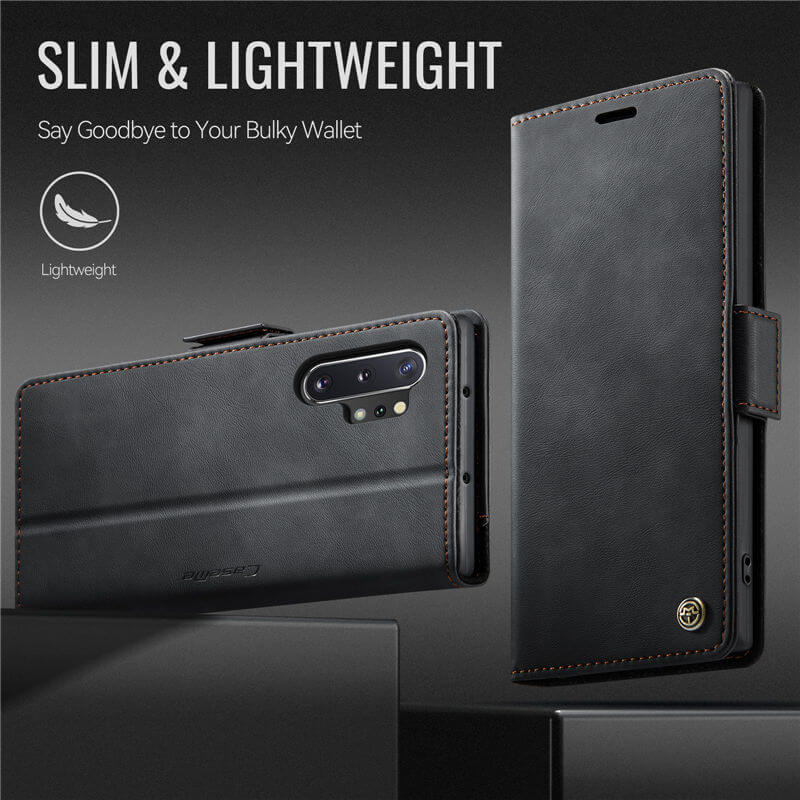 CaseMe Samsung Galaxy Note 10 Plus Magnetic Wallet Case with RFID Blocking