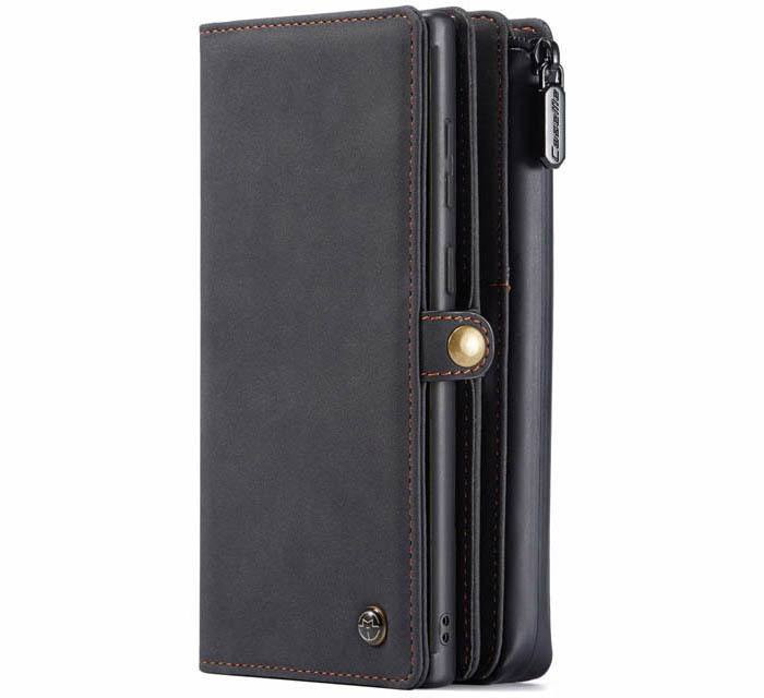 CaseMe Samsung Galaxy Note 20 Ultra Multi-Functional Zipper Wallet Magnetic Detachable 2 in 1 Folio Case