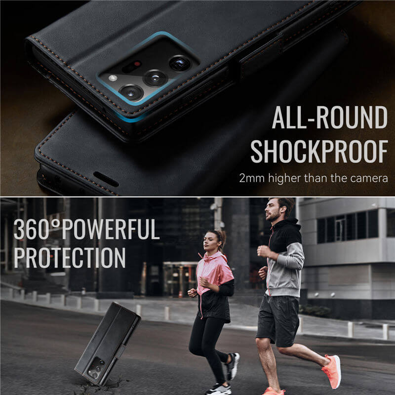 CaseMe Samsung Galaxy Note 20 Ultra Magnetic Wallet Case with RFID Blocking