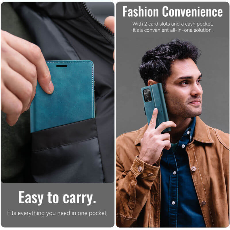 CaseMe Samsung Galaxy Note 20 Ultra Magnetic Wallet Case with RFID Blocking