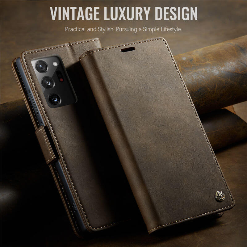 CaseMe Samsung Galaxy Note 20 Ultra Magnetic Wallet Case with RFID Blocking