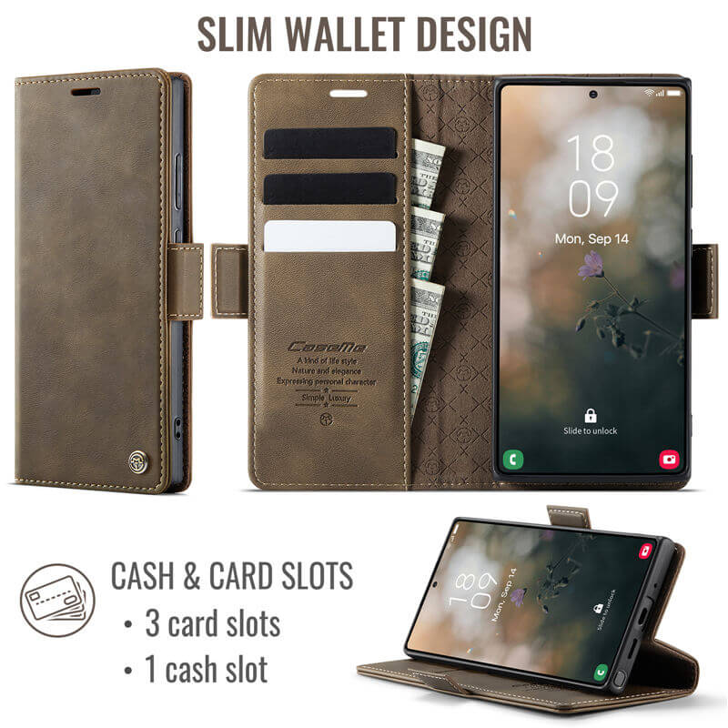 CaseMe Samsung Galaxy Note 20 Ultra Magnetic Wallet Case with RFID Blocking