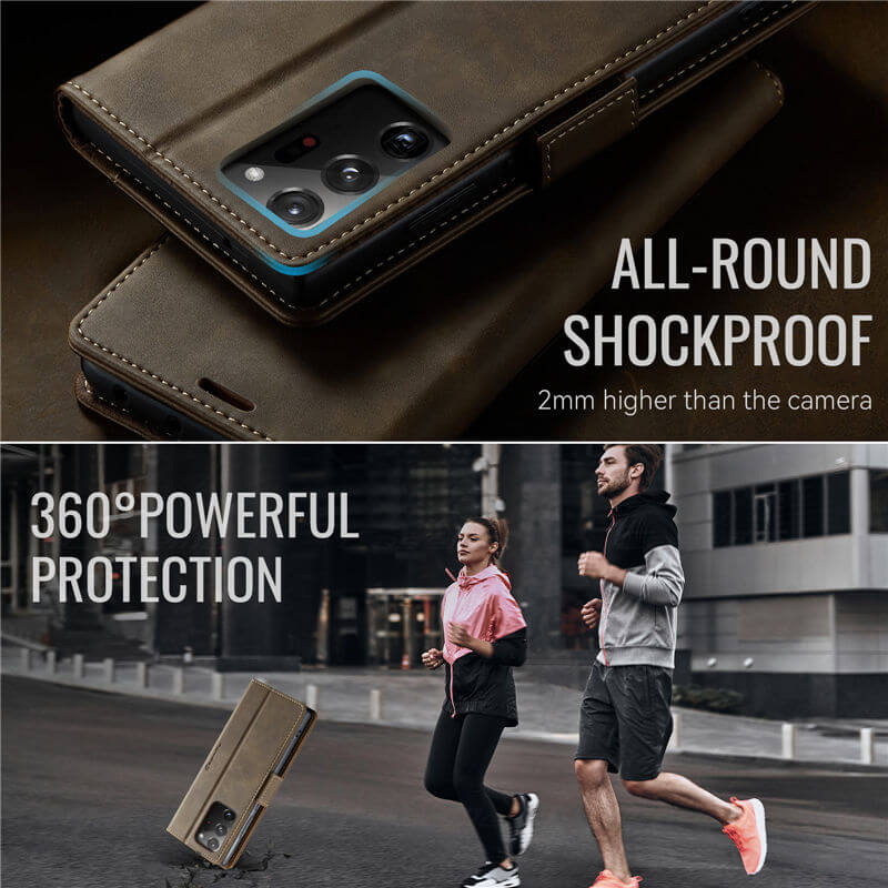 CaseMe Samsung Galaxy Note 20 Ultra Magnetic Wallet Case with RFID Blocking