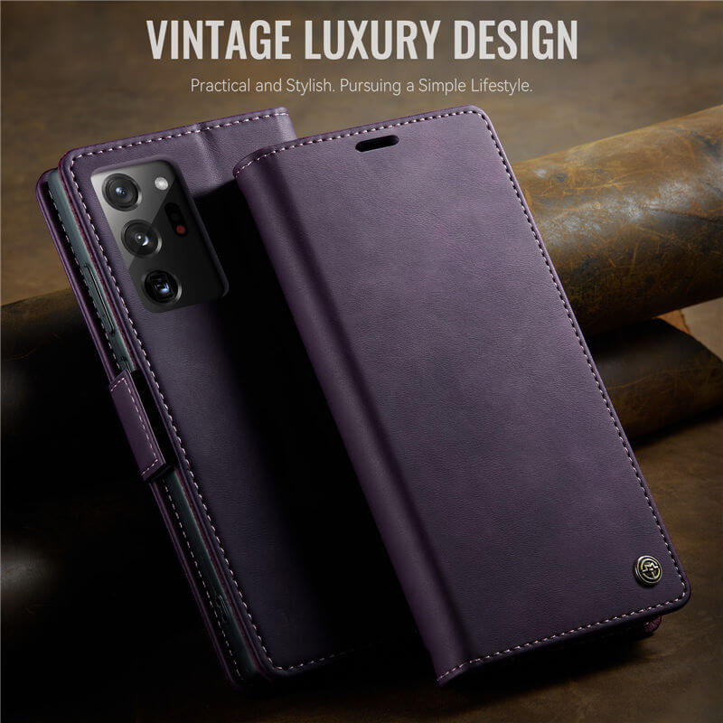 CaseMe Samsung Galaxy Note 20 Ultra Magnetic Wallet Case with RFID Blocking