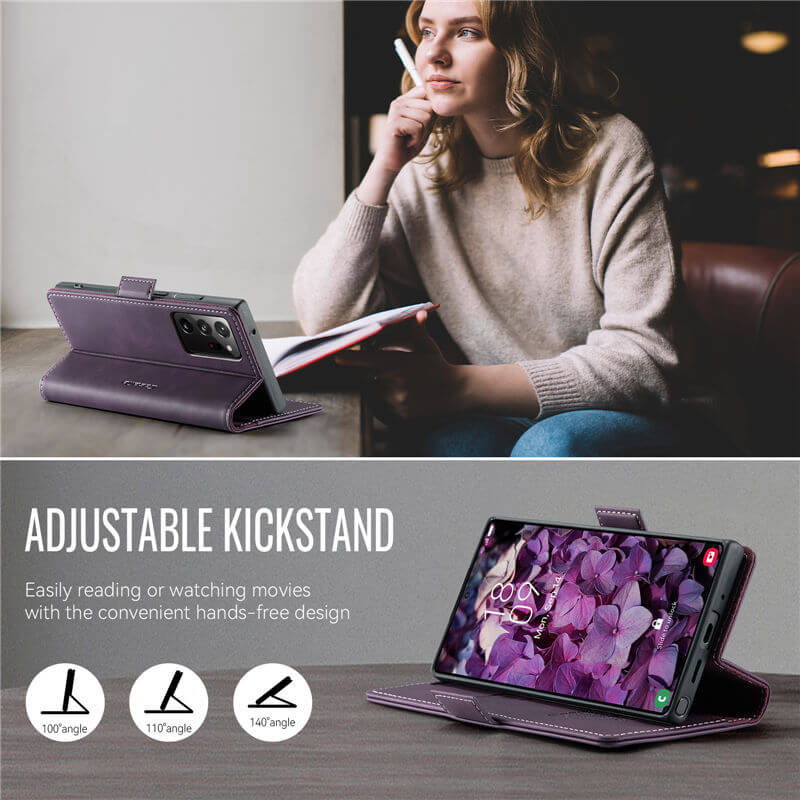 CaseMe Samsung Galaxy Note 20 Ultra Magnetic Wallet Case with RFID Blocking