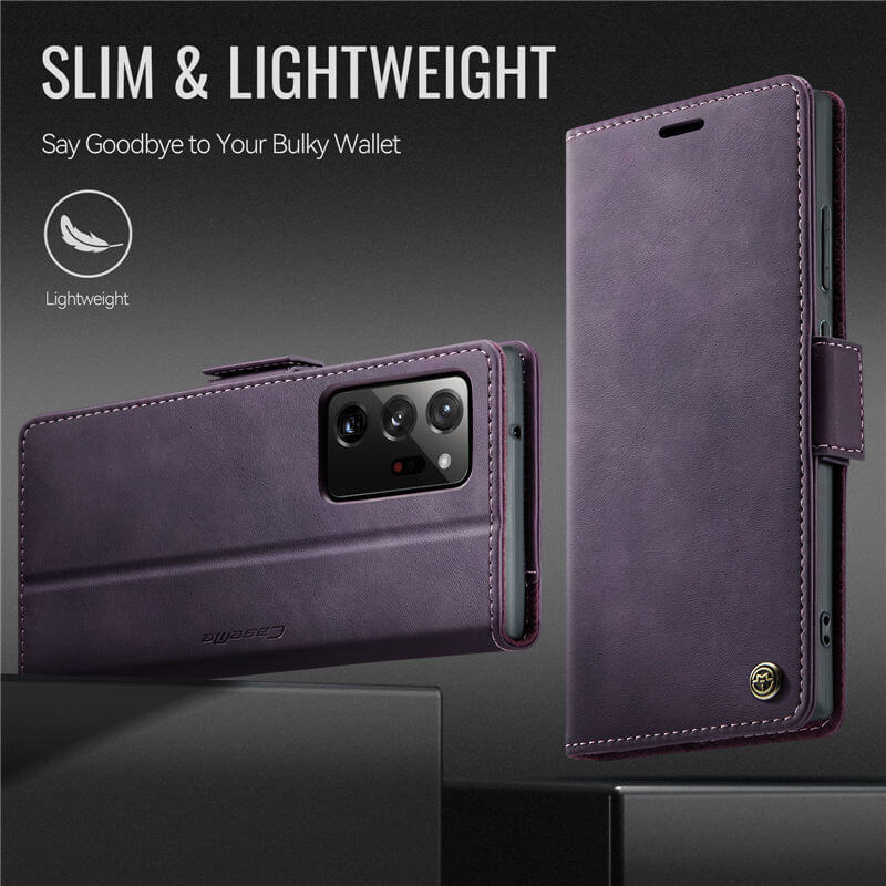 CaseMe Samsung Galaxy Note 20 Ultra Magnetic Wallet Case with RFID Blocking