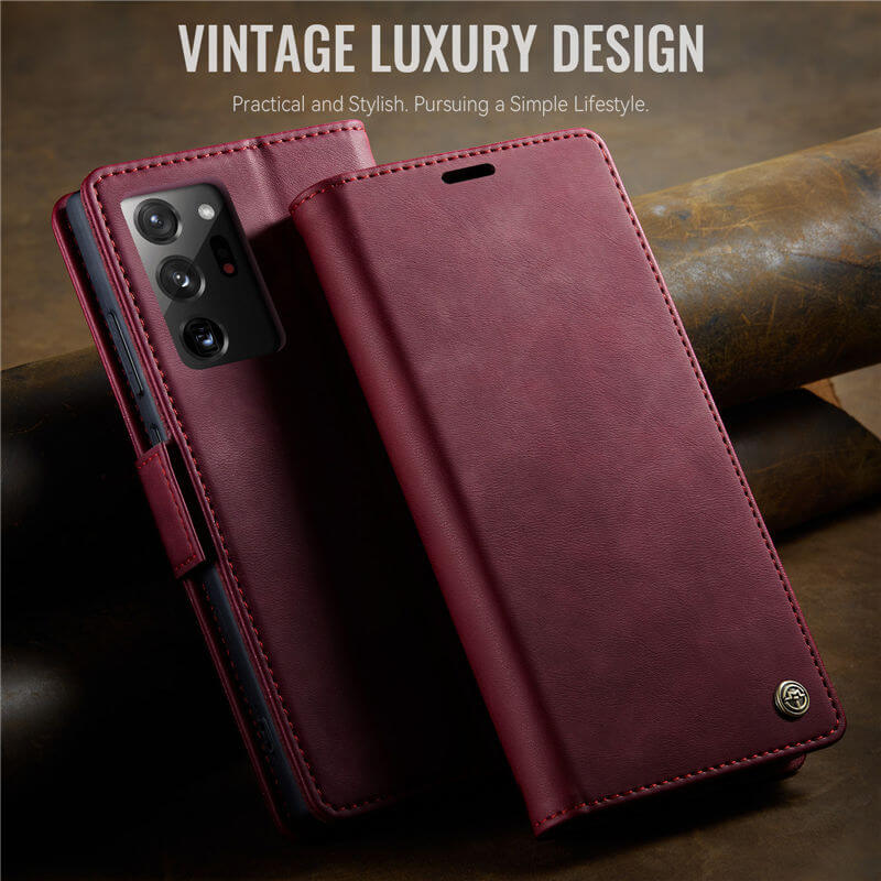 CaseMe Samsung Galaxy Note 20 Ultra Magnetic Wallet Case with RFID Blocking