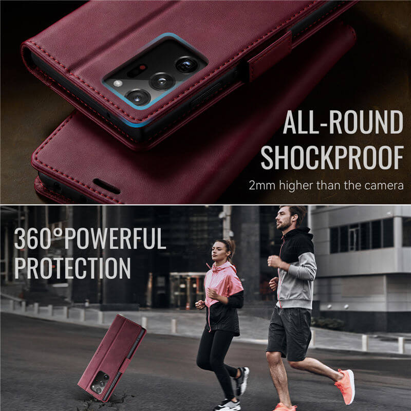 CaseMe Samsung Galaxy Note 20 Ultra Magnetic Wallet Case with RFID Blocking