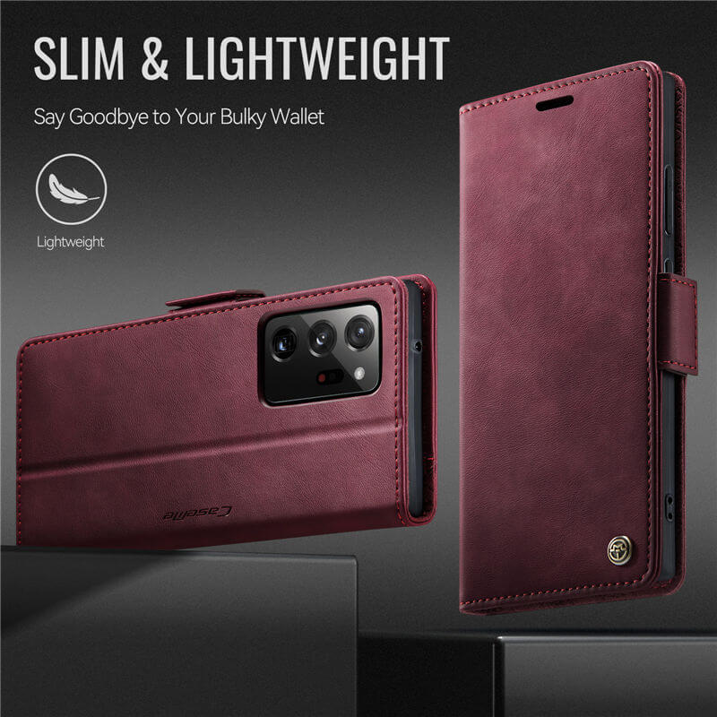 CaseMe Samsung Galaxy Note 20 Ultra Magnetic Wallet Case with RFID Blocking