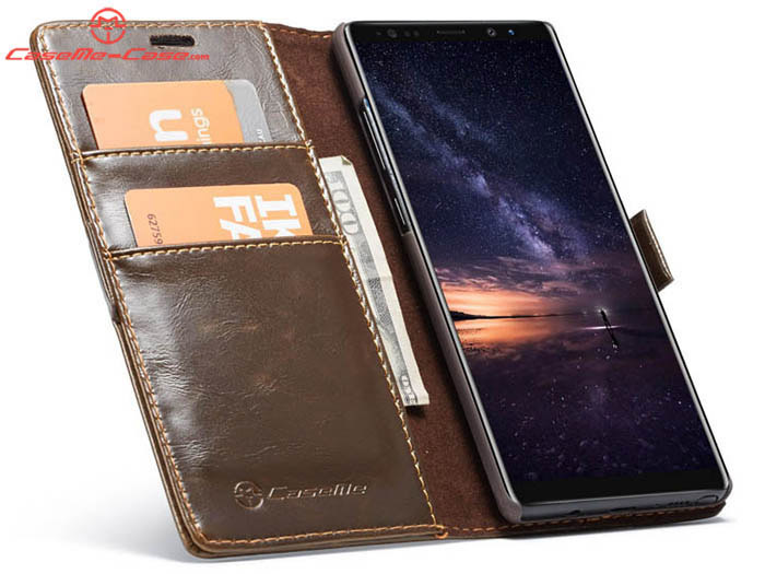 CaseMe Samsung Galaxy Note 9 Wallet Magnetic Flip Stand Leather Case