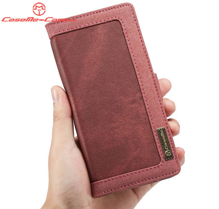 CaseMe Samsung Galaxy Note 9 Canvas Leather Wallet Magnetic Case