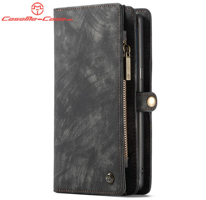 CaseMe Samsung Galaxy Note 9 Zipper Wallet Magnetic Detachable 2 in 1 Folio Case