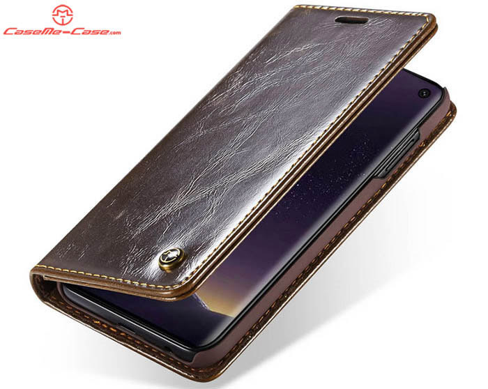 CaseMe Samsung Galaxy S10e Wallet Magnetic Flip Stand Leather Case