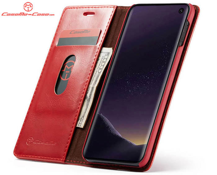CaseMe Samsung Galaxy S10e Wallet Magnetic Flip Stand Leather Case