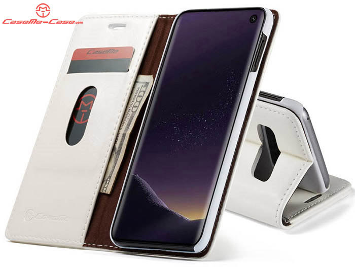 CaseMe Samsung Galaxy S10e Wallet Magnetic Flip Stand Leather Case