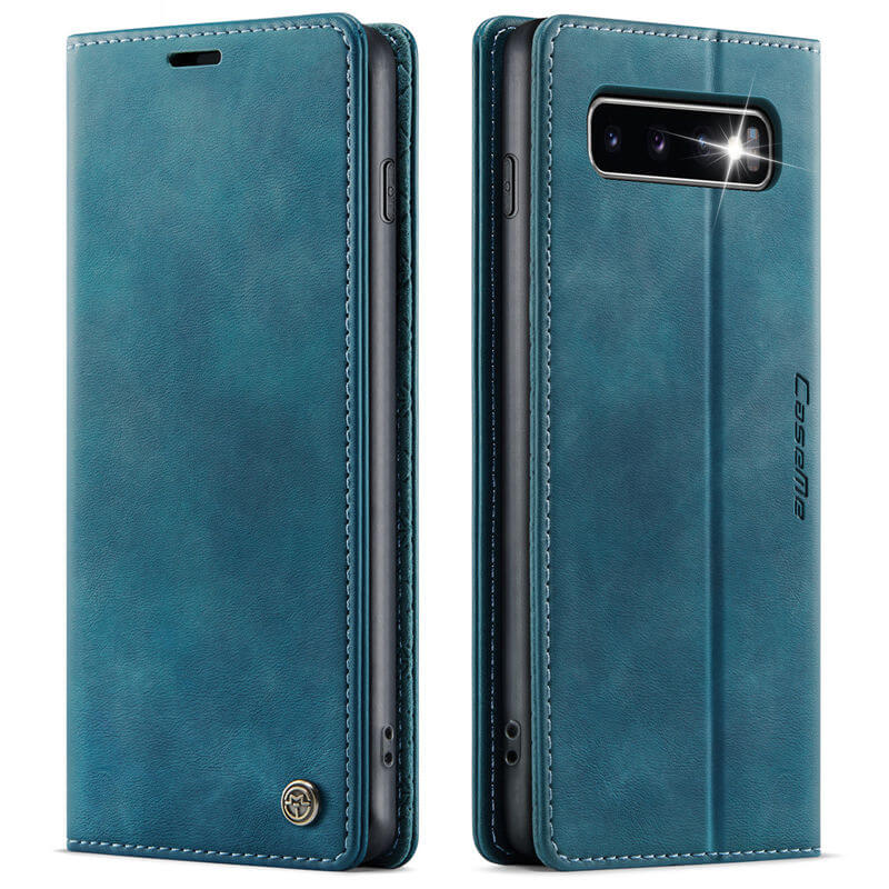 CaseMe Samsung Galaxy S10 Plus Magnetic Wallet Case with RFID Blocking