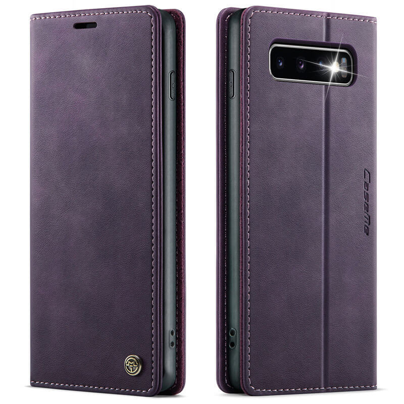 CaseMe Samsung Galaxy S10 Plus Magnetic Wallet Case with RFID Blocking