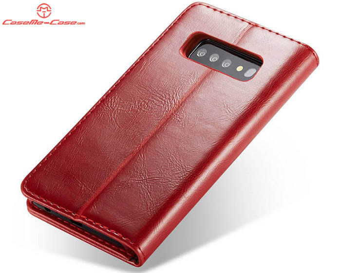 CaseMe Samsung Galaxy S10 Wallet Magnetic Flip Stand Leather Case