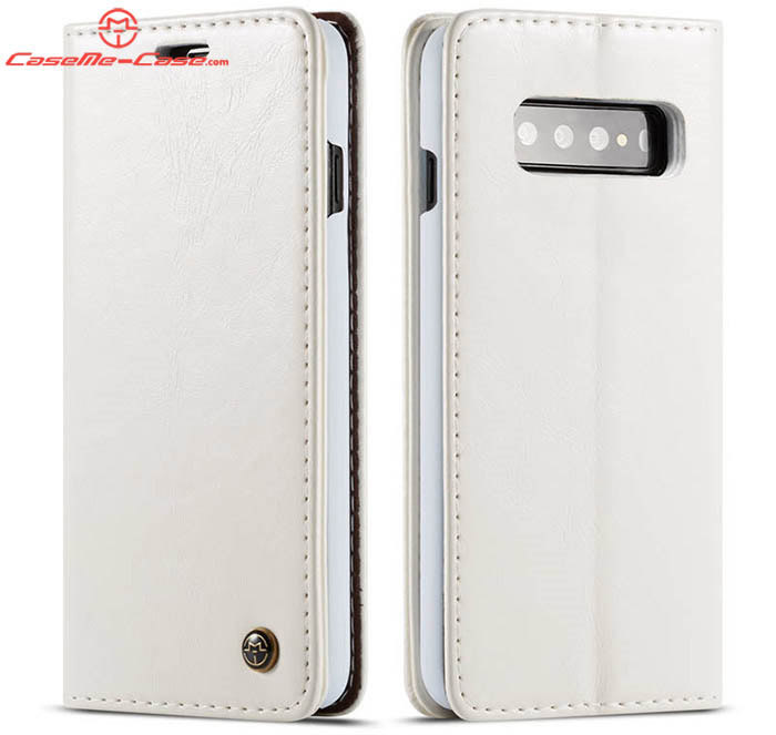 CaseMe Samsung Galaxy S10 Wallet Magnetic Flip Stand Leather Case