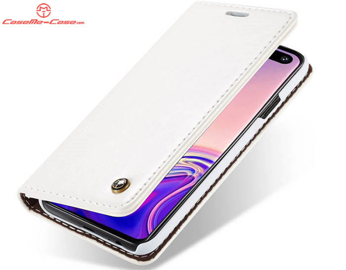 CaseMe Samsung Galaxy S10 Wallet Magnetic Flip Stand Leather Case