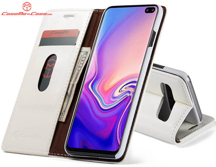 CaseMe Samsung Galaxy S10 Wallet Magnetic Flip Stand Leather Case