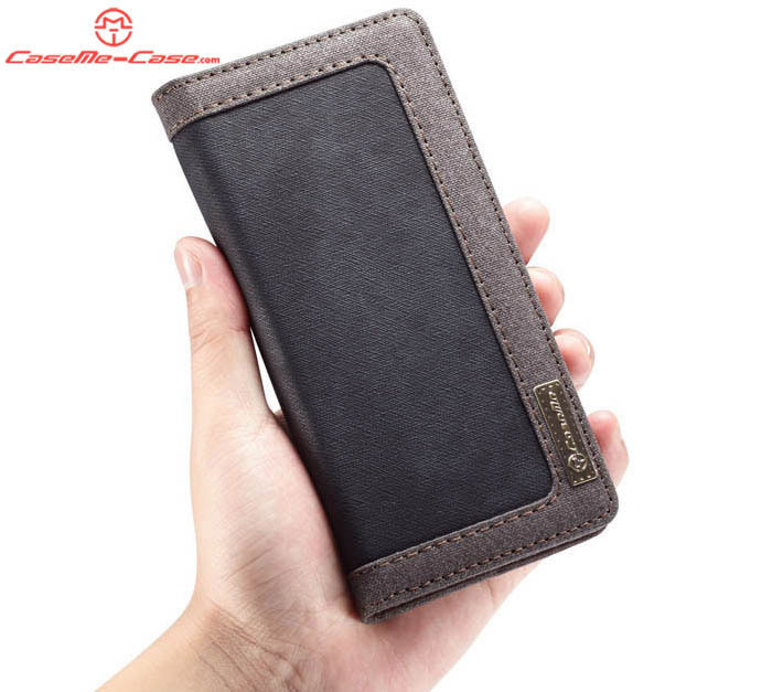 CaseMe Samsung Galaxy S10 Canvas Magnetic Flip Wallet Leather Case