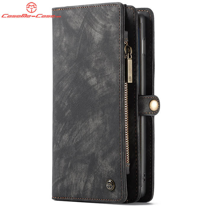 CaseMe Samsung Galaxy S10 5G Zipper Wallet Magnetic Detachable 2 in 1 Folio Case